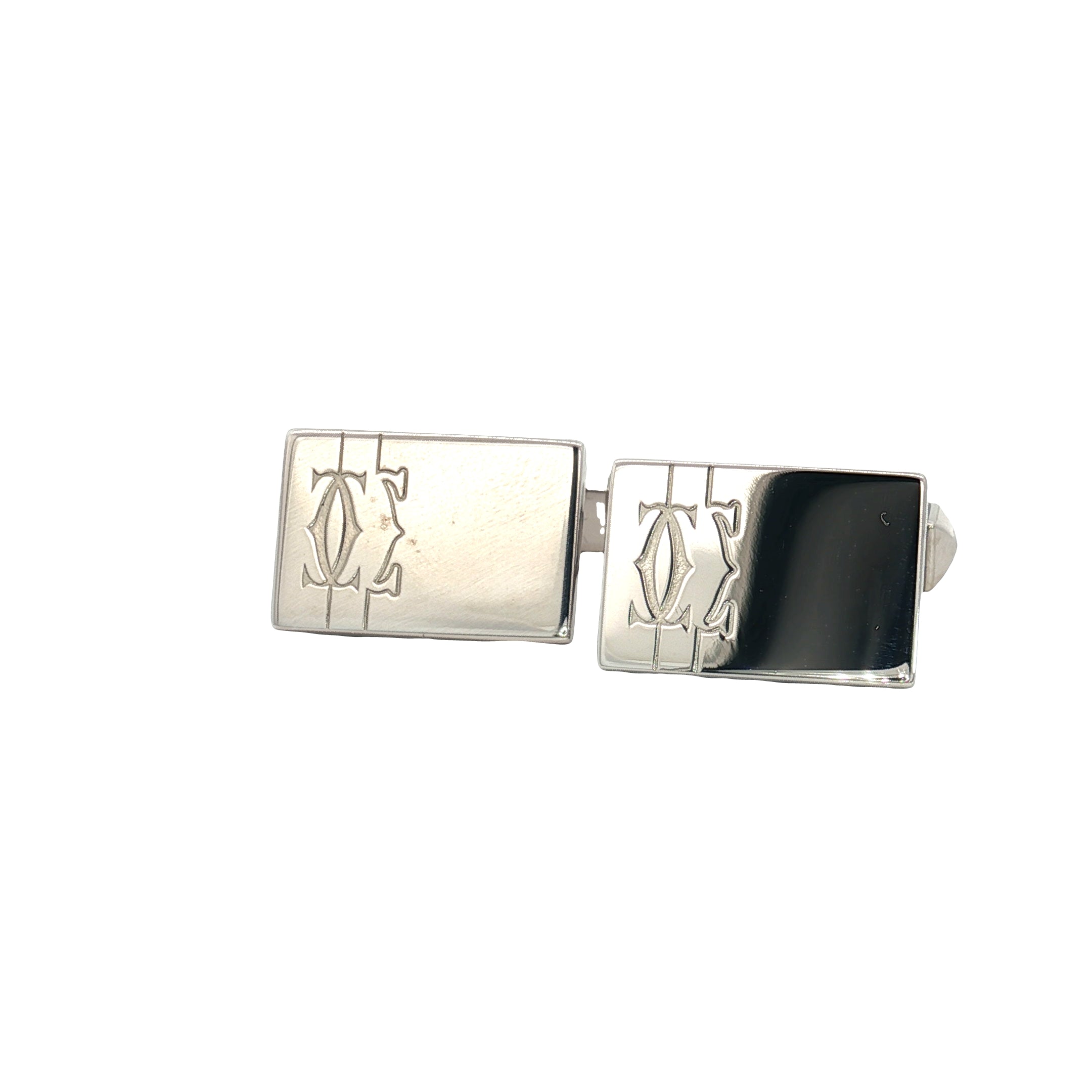 Pre-Owned Cartier Cuff Links Silver (925)