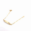 14k Yellow Gold Curb Baby ID Bracelet 2.3 gram 6"inch