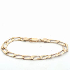 14k Yellow Gold Link Bracelet 7.9 Gram 7"inch