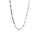 18k White Gold Fancy Necklace 10 gram 22"in
