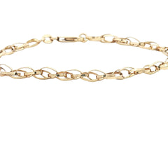 14k Yellow Gold Handmade Bracelet 4.2 gram 7"in