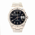 Pre-Owned Rolex Oyster Perpetual Date Watch 34mm / Black Dial/ Ref#15210