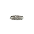 Platinum .50ct Round Single Cut SI1 Eternity Band