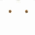 14k Yellow Gold .50ct G SI1 Round Diamond Cluster Stud Earrings
