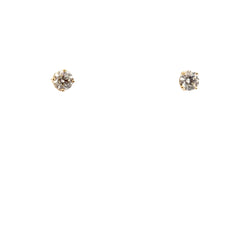 14k Yellow Gold 1.45ct H / I SI1/ SI2 Round Diamond Stud Earrings