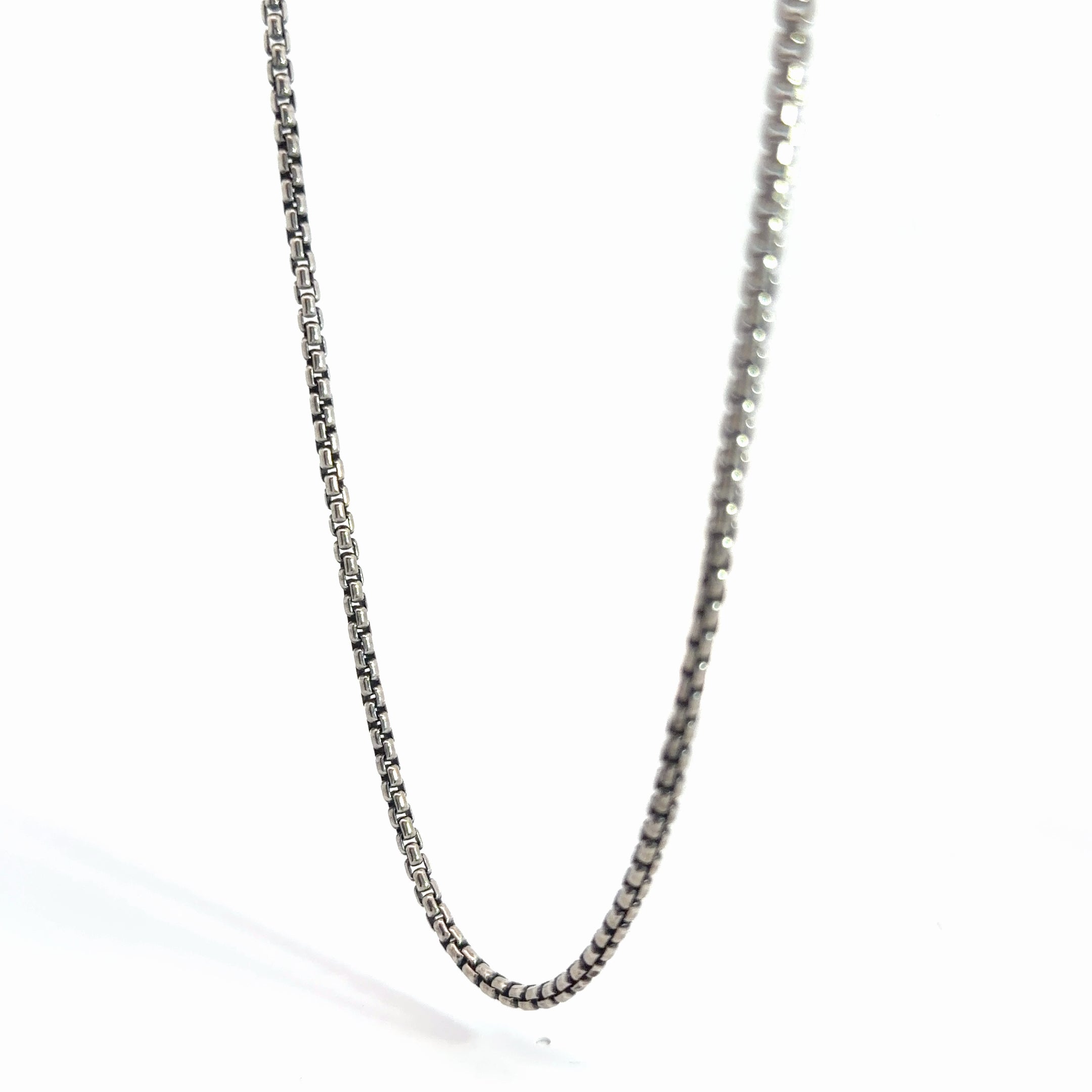 Pre Loved David Yurman Box Chain 18" 2.7mm