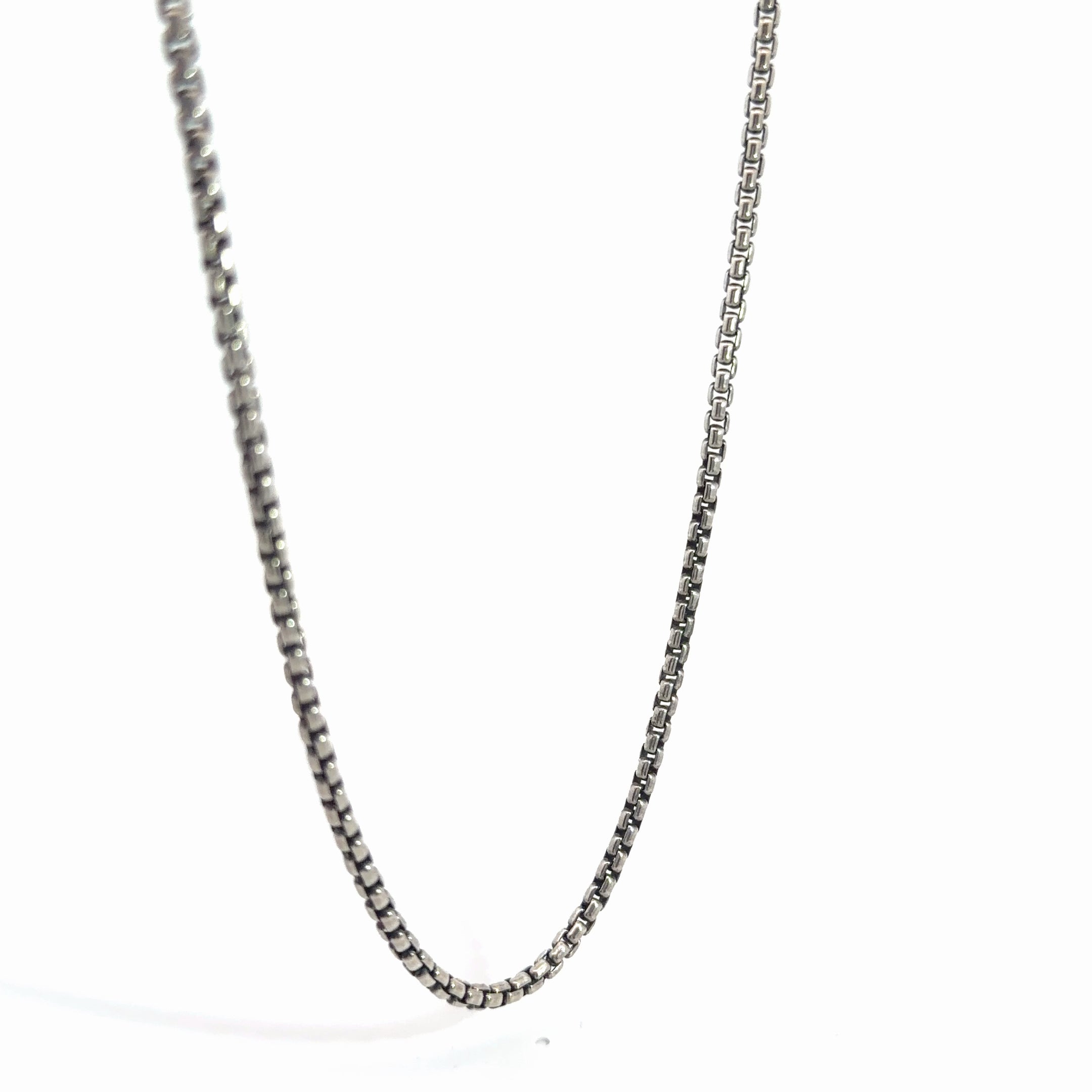 Pre Loved David Yurman Box Chain 18" 2.7mm