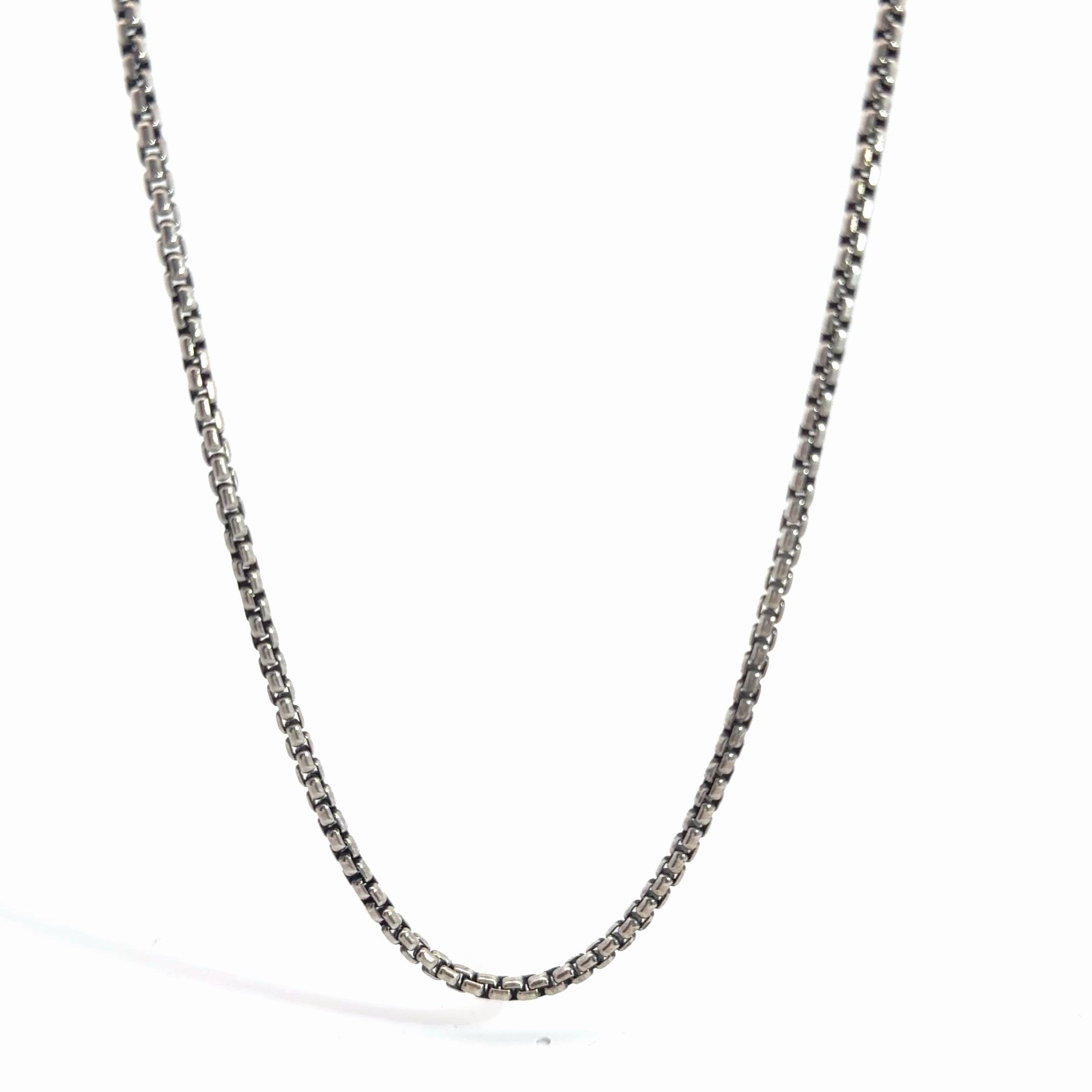 Pre Loved David Yurman Box Chain 18" 2.7mm