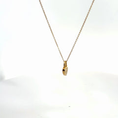 Pre-Loved Tiffany & Co. 18k Yellow Gold Heart Lock Pendant