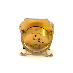 Pre-loved Cartier Santos Alarm Clock with Yellow Gold Bezel