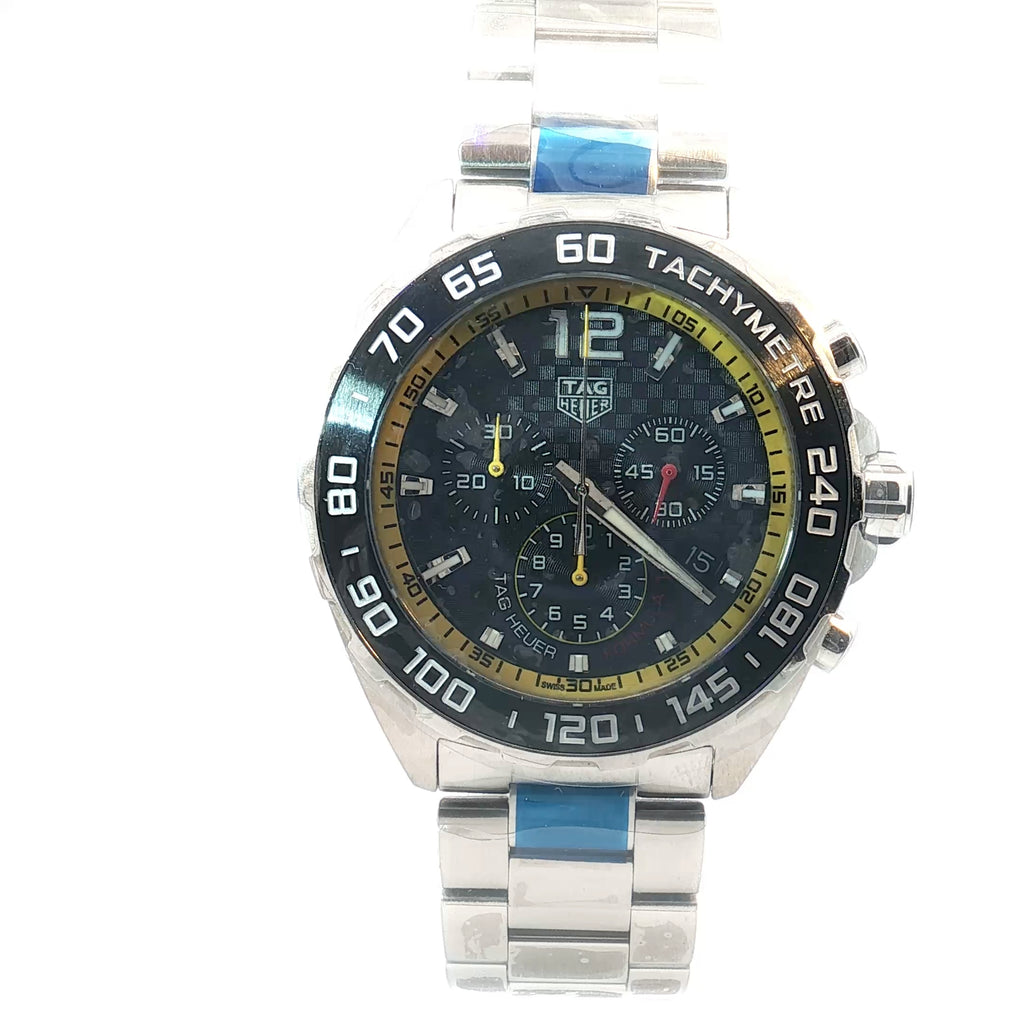 Pre-owned Tag Heuer Formula 1 / Steel/ Grey Dial/ 43mm/ Year 2021/ Chronograph/ CAZ101AC.BA0842