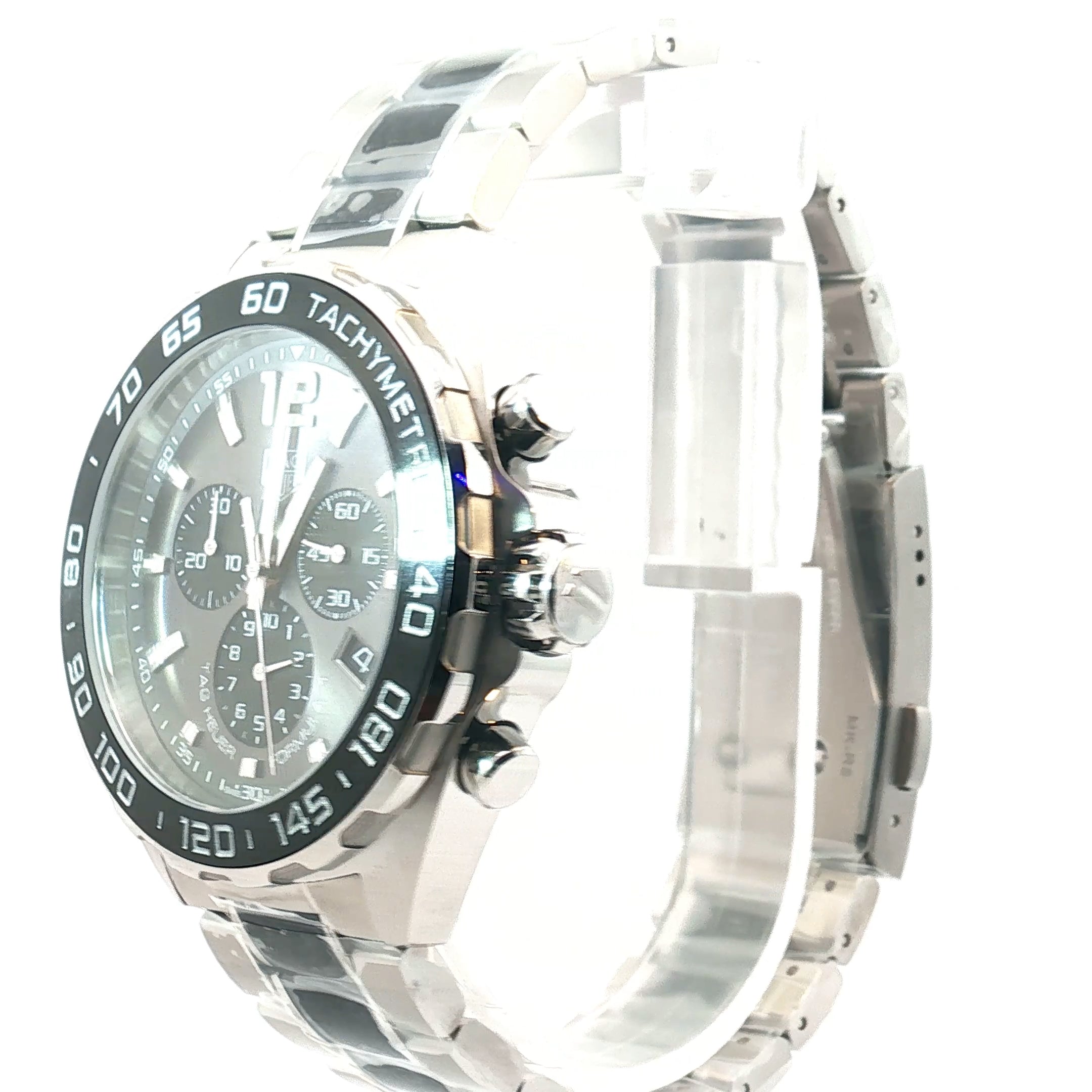 Pre-owned Tag Heuer Formula 1 / Grey Dial/ Black Bezel with White Hour Marks/ 43mm/ Quartz/ Steel/ CAZ 1011-BA0843 WDZ1411