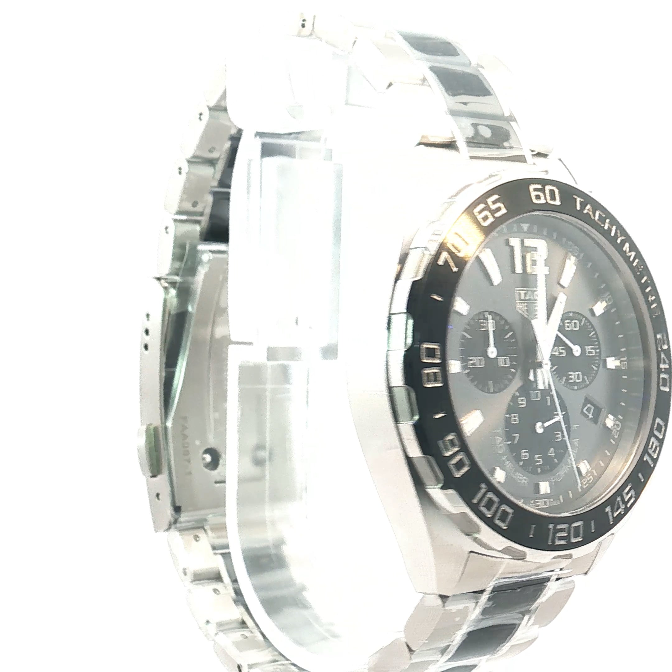 Pre-owned Tag Heuer Formula 1 / Grey Dial/ Black Bezel with White Hour Marks/ 43mm/ Quartz/ Steel/ CAZ 1011-BA0843 WDZ1411