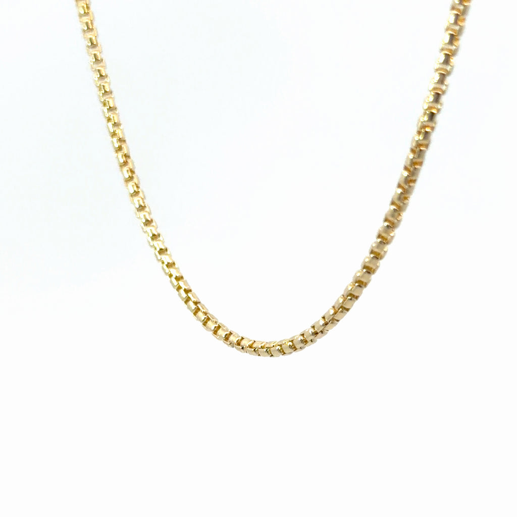 14k Yellow Gold Wheat Necklace 10.0 gram 22' inch