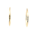14k Yellow Gold Hoop Earrings 3.1 gram