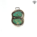 Vintage Navajo Silver Pendant with Turquoise