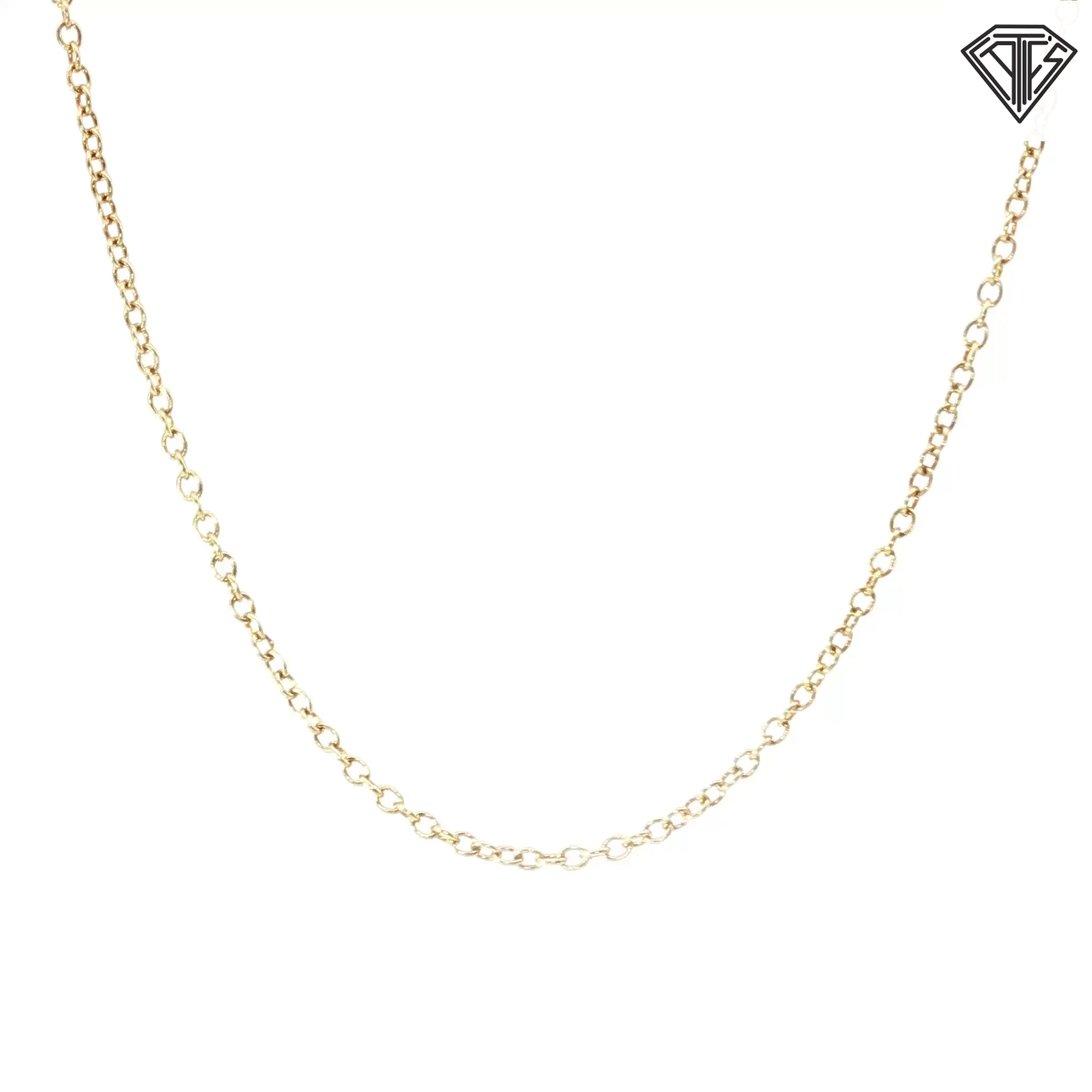 18k Yellow Gold Ippolita Link Necklace 3.6 gram 18"in