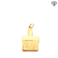 14k Yellow Gold Paint Brush Pendant 4.1 gram