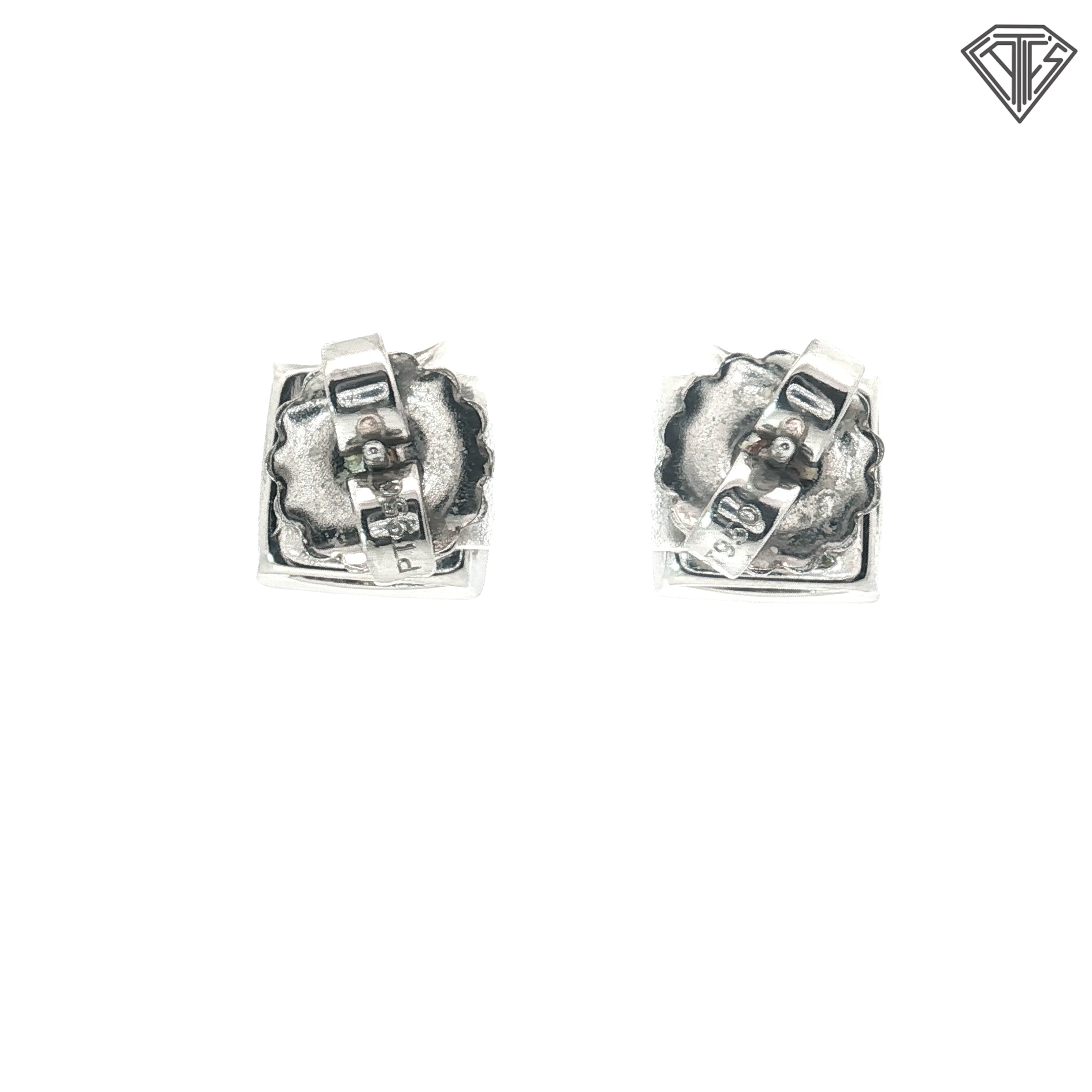 Platinum 1.94ct G VS2 Round and Baguette Mid-Century Spray Brooch, Circa 1945-1960 Vintage Brooch/ Pin