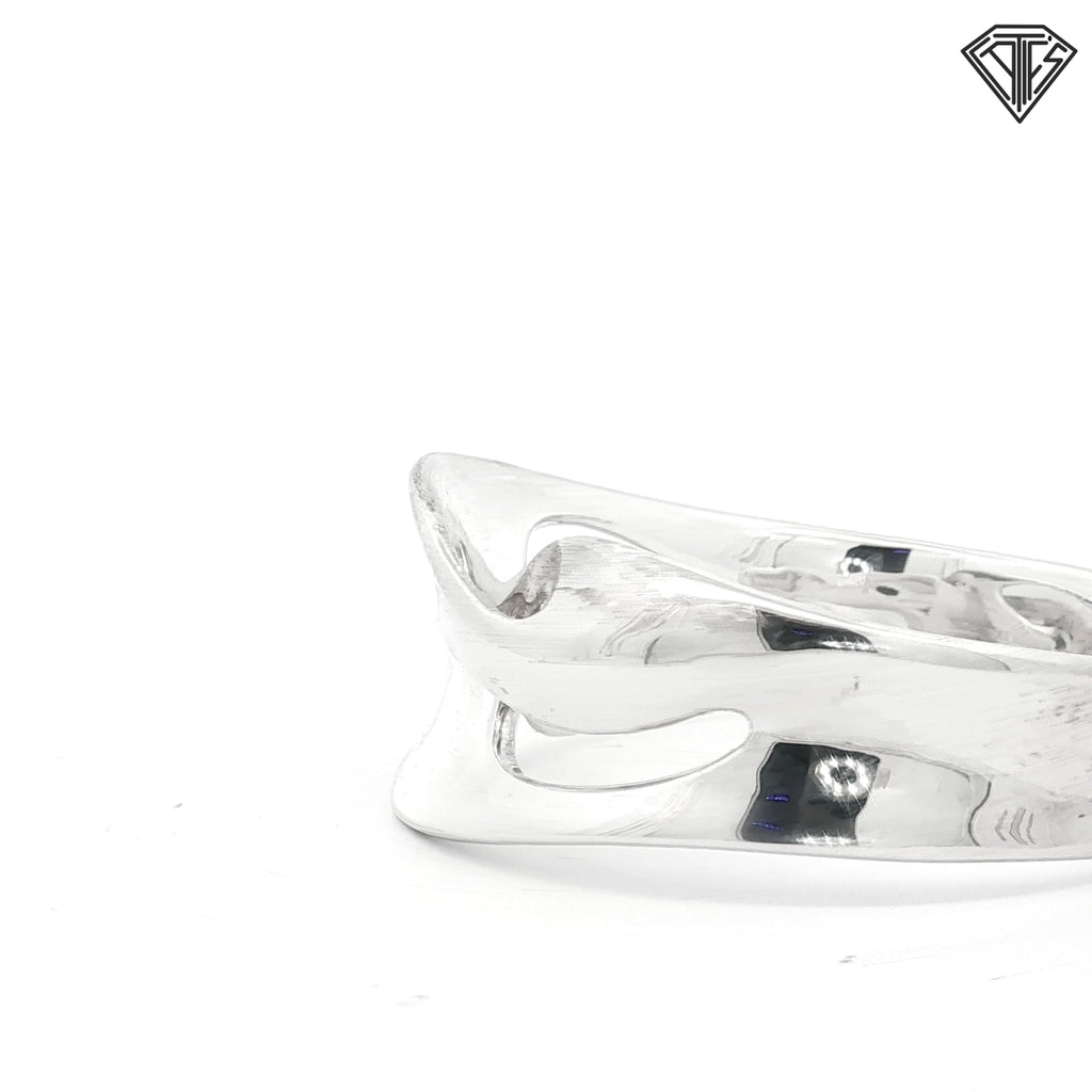 Pre-loved Ippolita Silver Chunky Interlinked Cuff