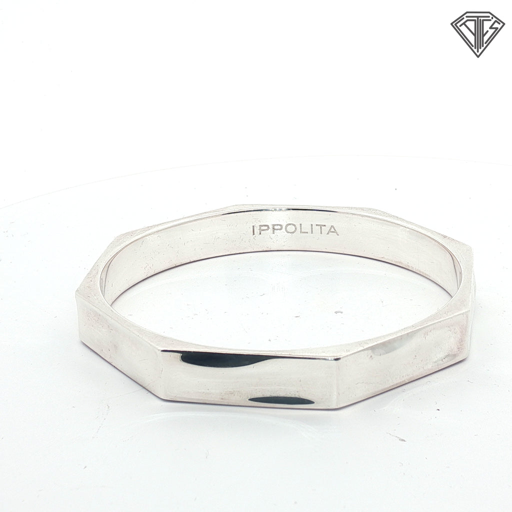 Pre-loved Ippolita Sterling Silver Hexagonal Bangle Bracelets