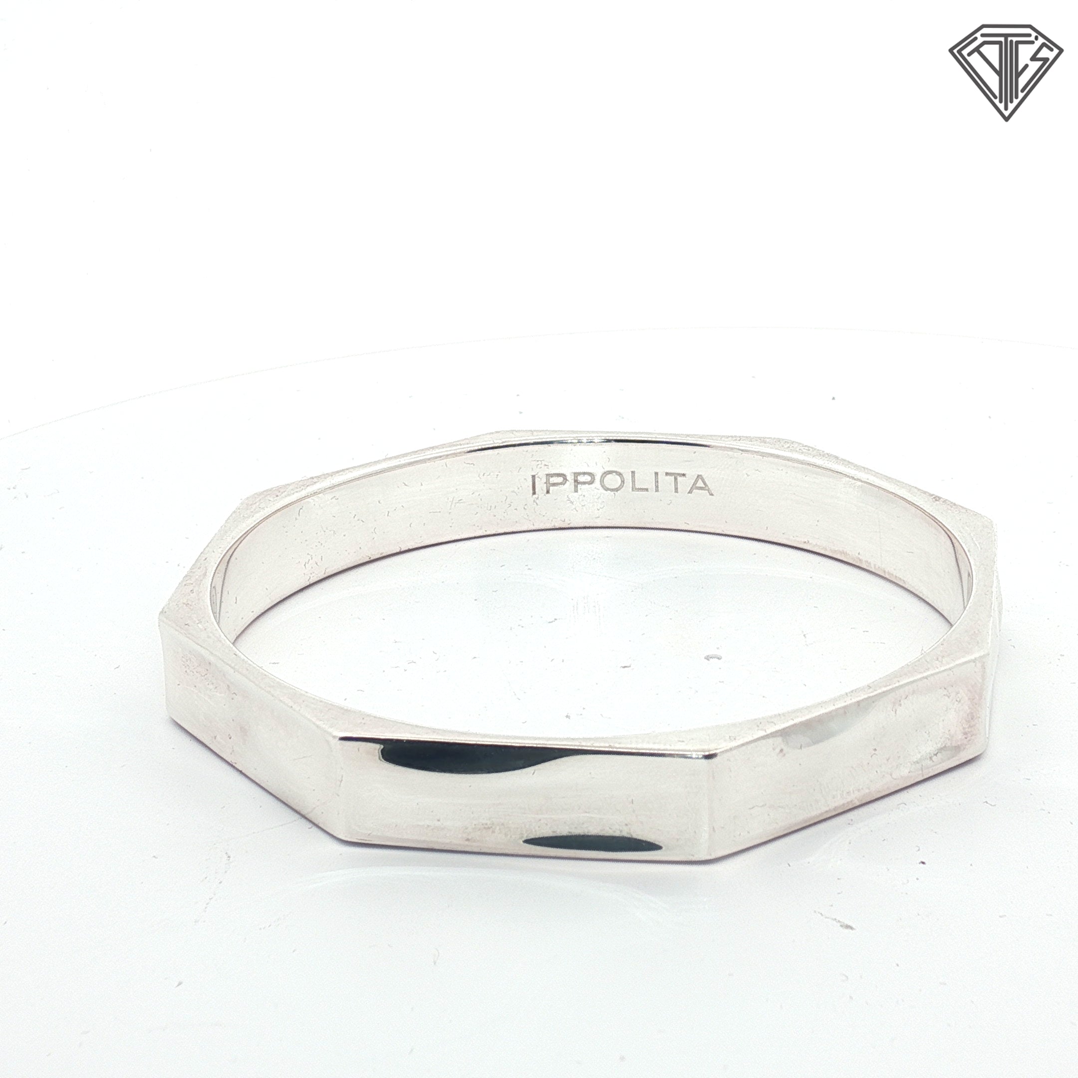 Pre-loved Ippolita Sterling Silver Hexagonal Bangle Bracelets