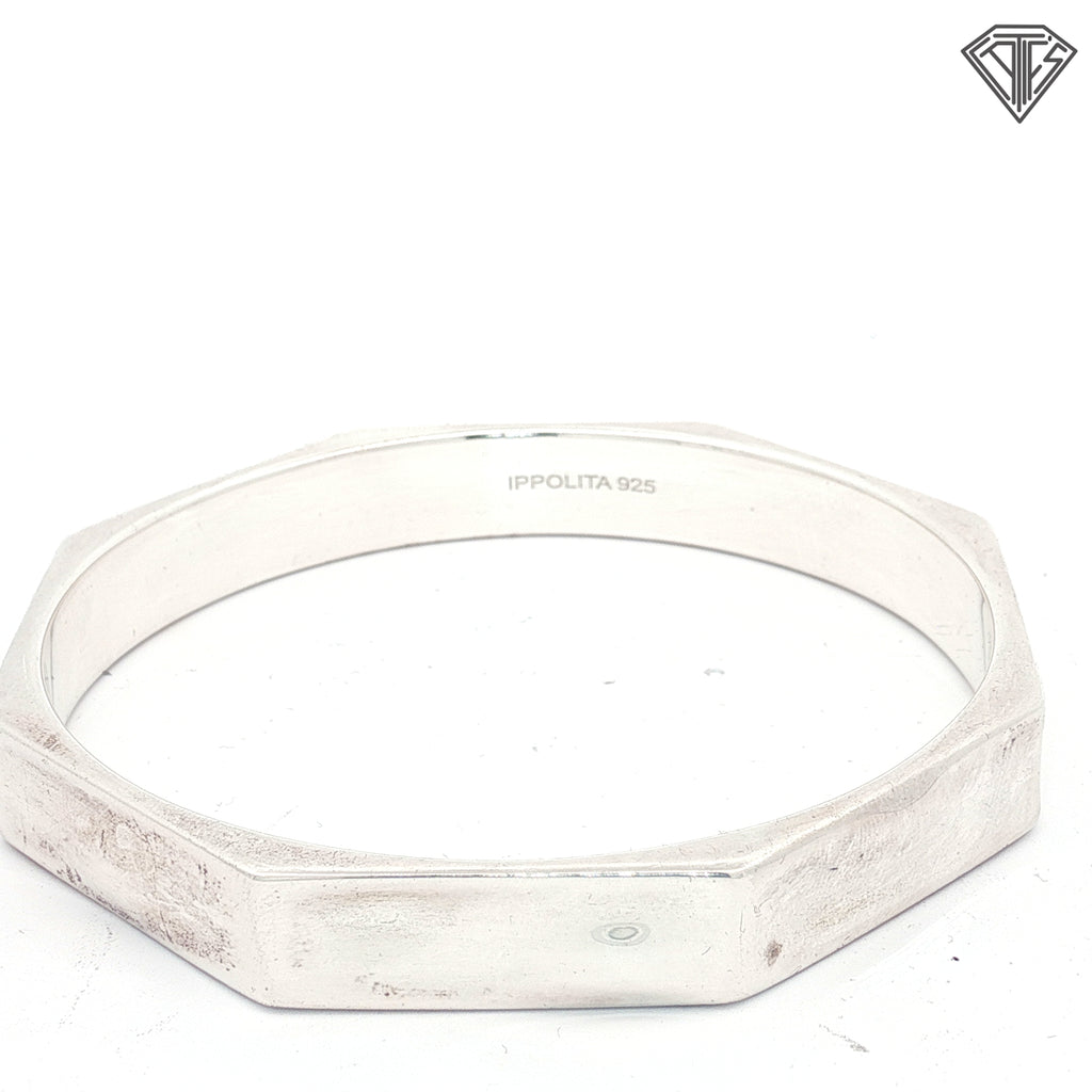 Pre-loved Ippolita Sterling Silver Hexagonal Bangle Bracelets