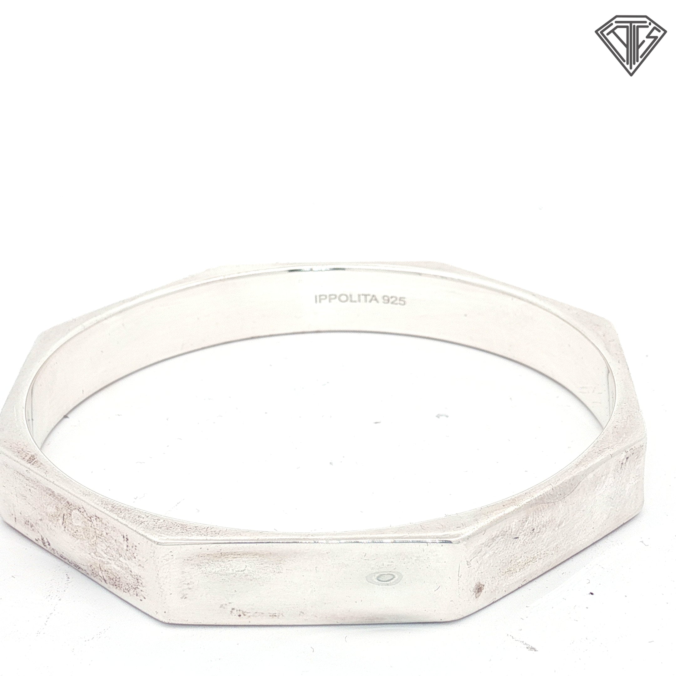 Pre-loved Ippolita Sterling Silver Hexagonal Bangle Bracelets