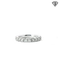 18k White Gold 1.00ct G VS2 Round Diamond Eternity Ring Size 6