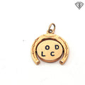 14k Yellow Gold Horse Shoe Good Luck Charm