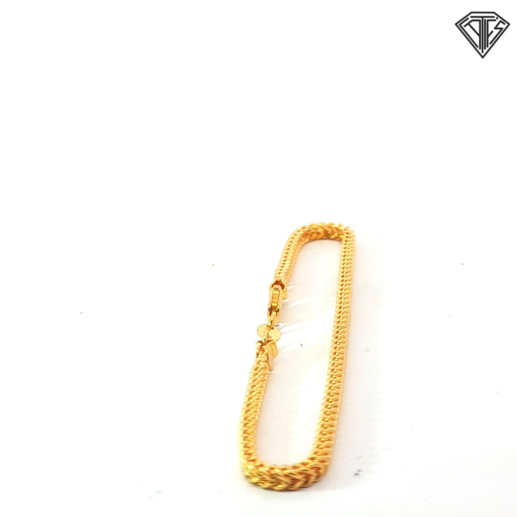 22k Yellow Gold Franco Bracelet 9.5 gram 7"inch