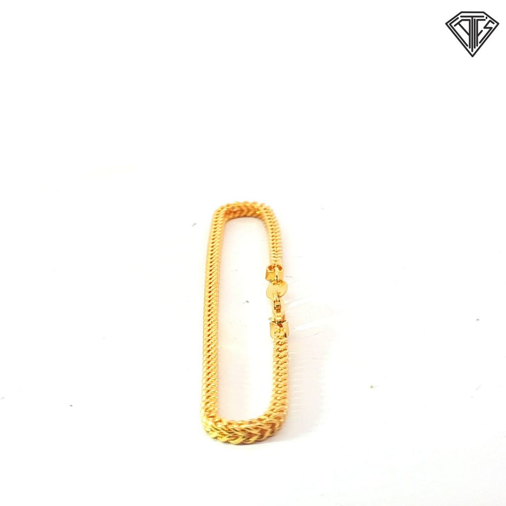 22k Yellow Gold Franco Bracelet 9.5 gram 7"inch