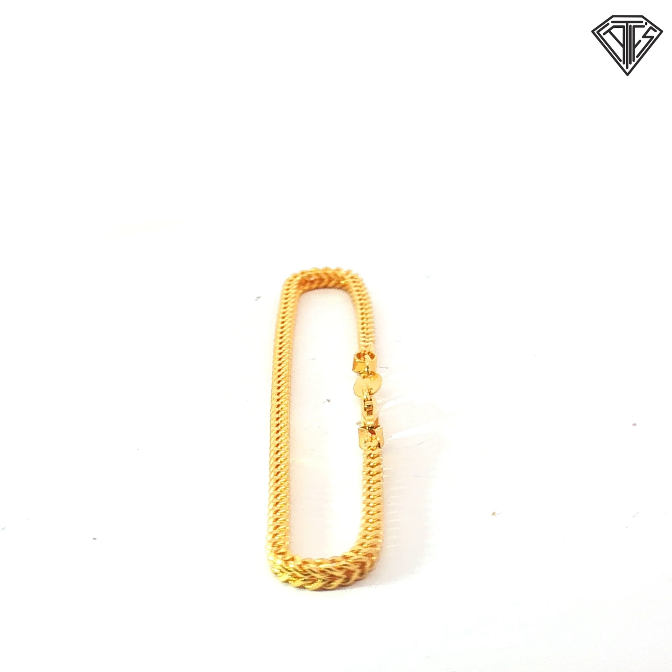 22k Yellow Gold Franco Bracelet 9.5 gram 7"inch