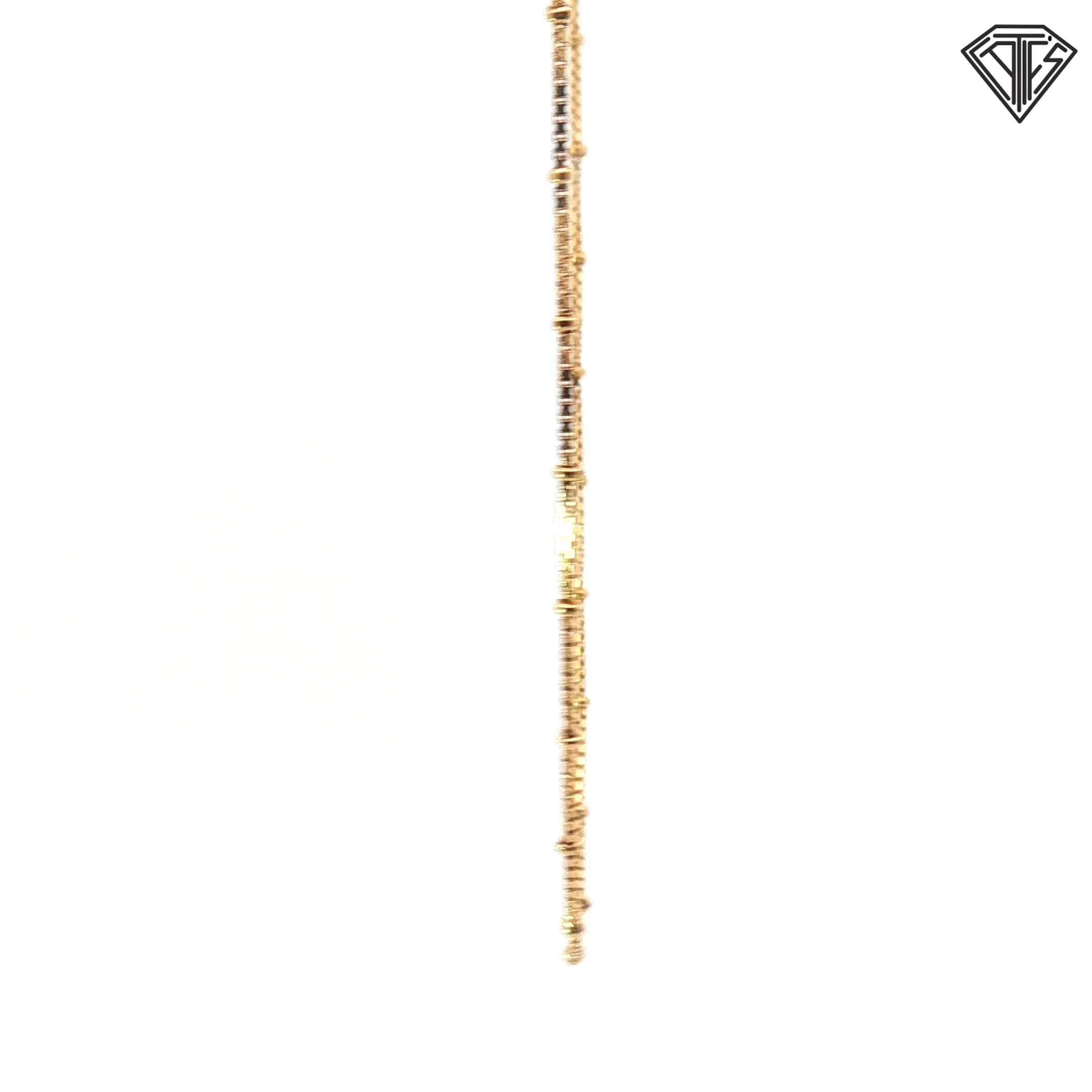 18k Yellow Gold Thin Bead Necklace 3.4 gram 18"inch