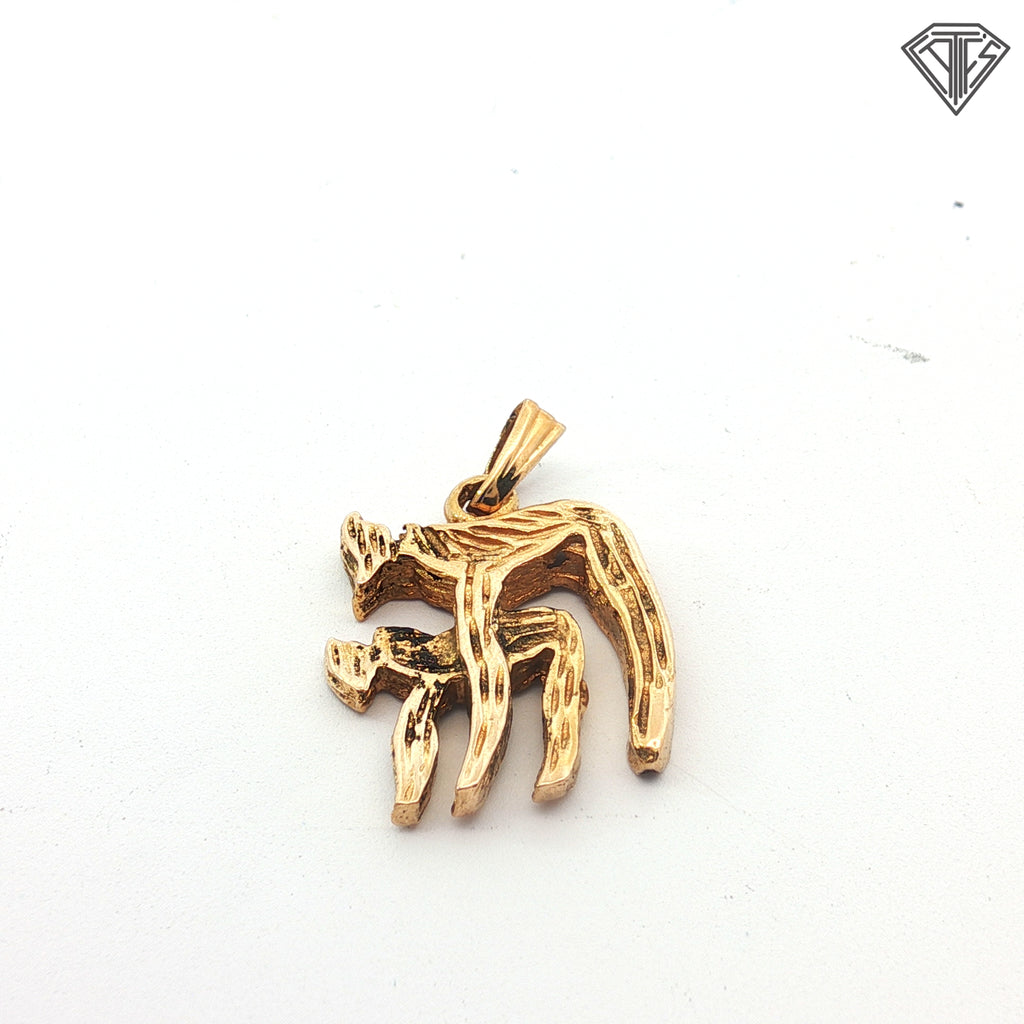 18k Yellow Gold Khai Pendant 1.8 gram