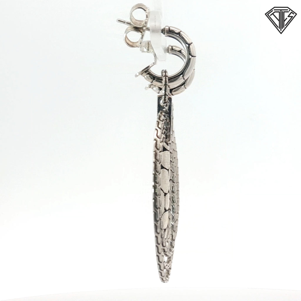 Pre-Loved John Hardy Sterling Silver Kali Zen Dangle Earrings