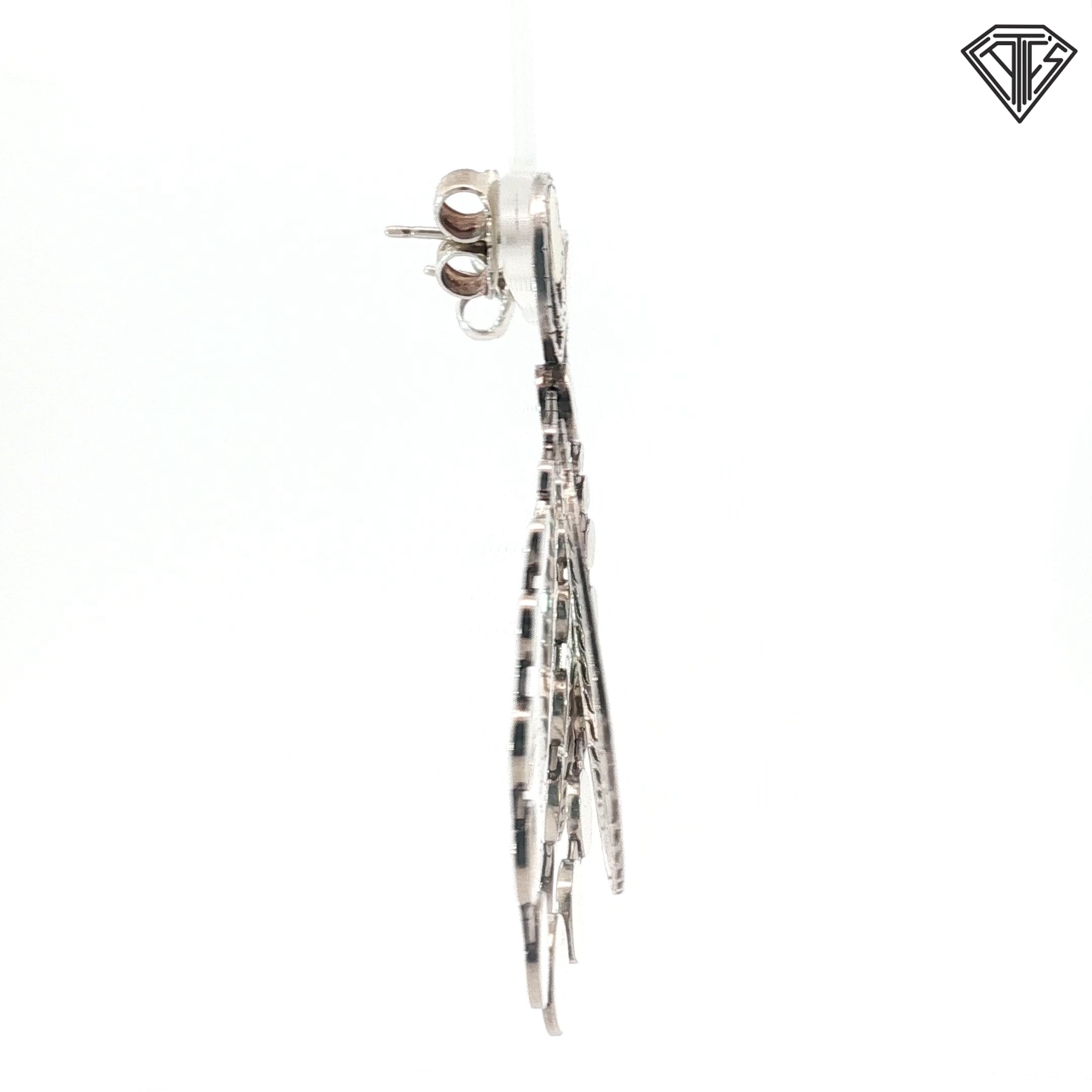 Pre-Loved John Hardy 18k Yellow Gold/ Sterling Silver Dot Hoop Earrings