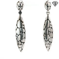 Pre-Loved John Hardy Sterling Silver Kali Marquise Shaped Drop Earrings