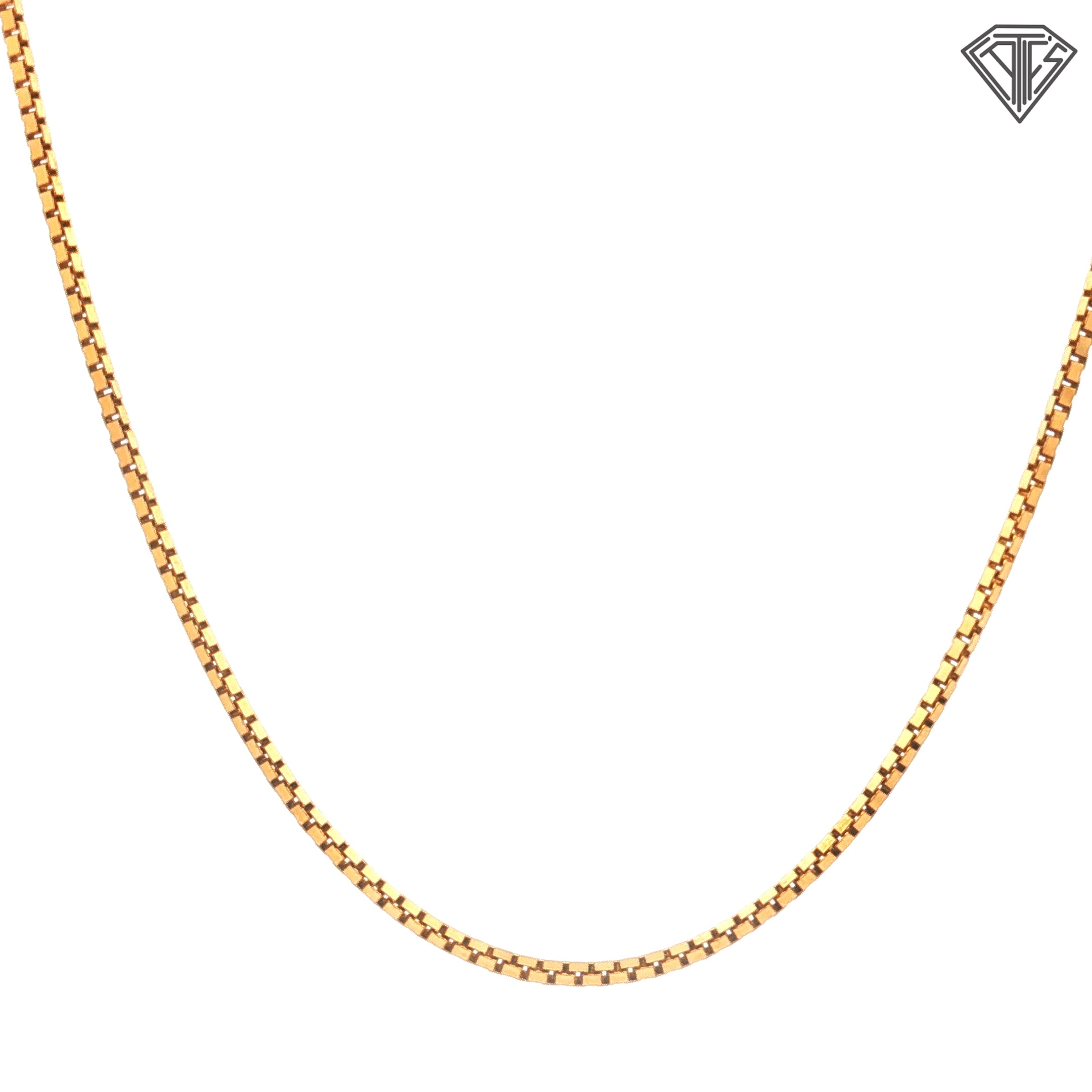 14kYellow Gold Box Chain 4.4 gram 18"inch