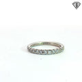 14k White Gold .50ct G VS2 Round Diamond Wedding Ring Size 5.5