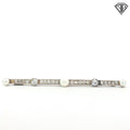 Platinum Edwardian 1.00ct Round Old Mine Cuts Fine Multigrain and Seed Pearls Brooch/Pin