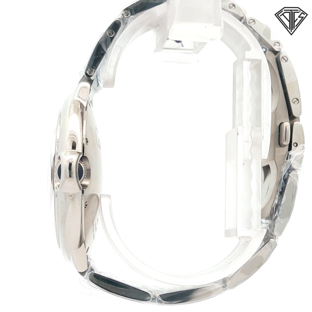 Pre-Owned Ballon Bleu De Cartier / White Dial/ Stainless Steel Case and Band /42mm/ Automatic