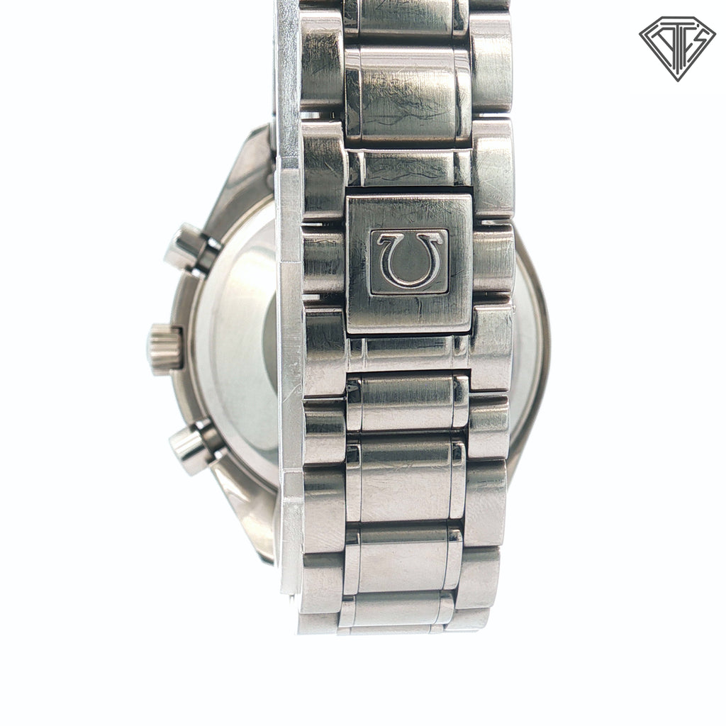Pre-Owned Omega Speed Master Date /Automatic / 39mm/ Steel Band and Case / Black Dial