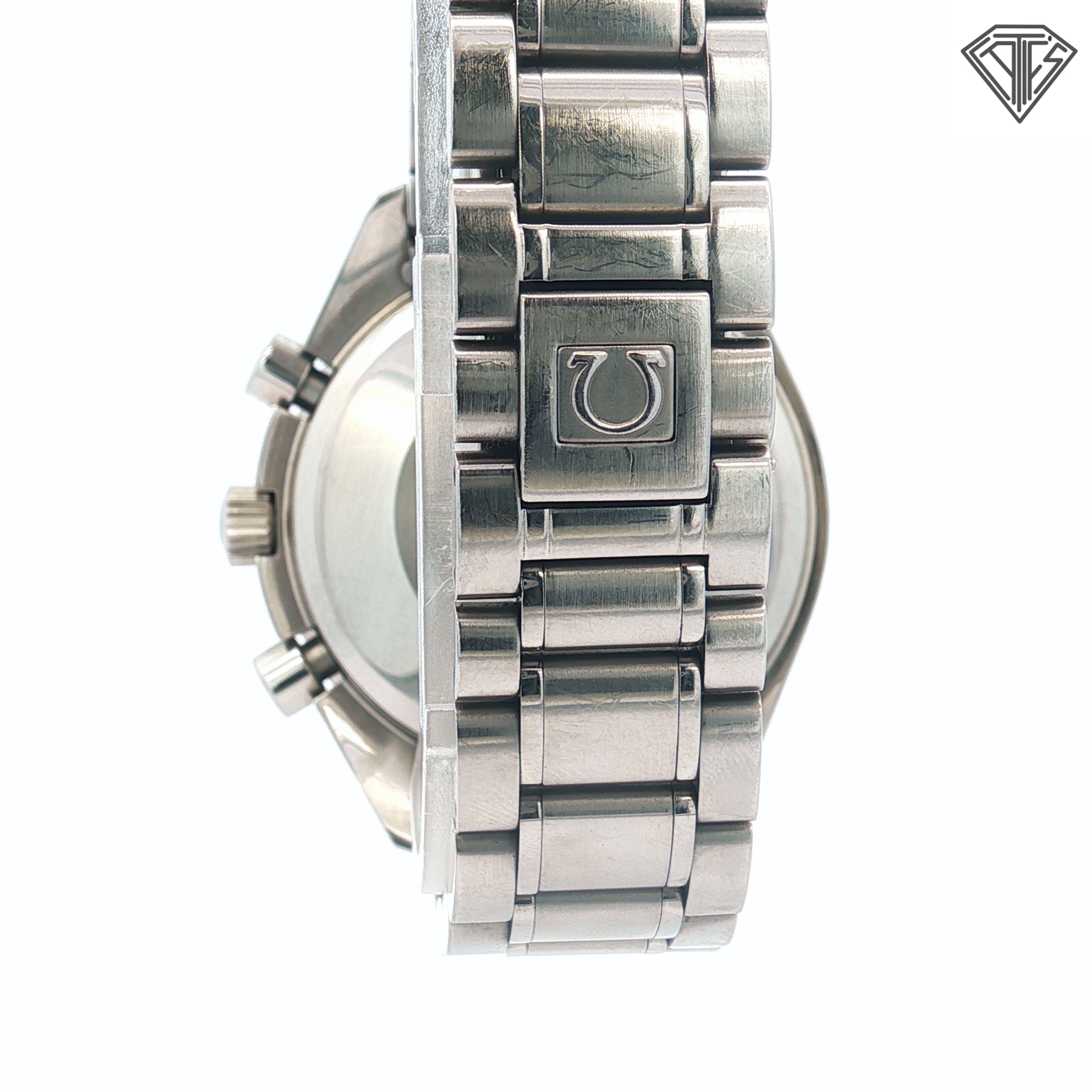 Pre-Owned Omega Speed Master Date /Automatic / 39mm/ Steel Band and Case / Black Dial