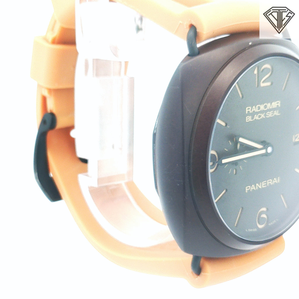 Pre-Owned Panerai Radiomir Black Seal 3 Day / Automatic/ 45mm/ Rubber Band/ Case Material Ceramic