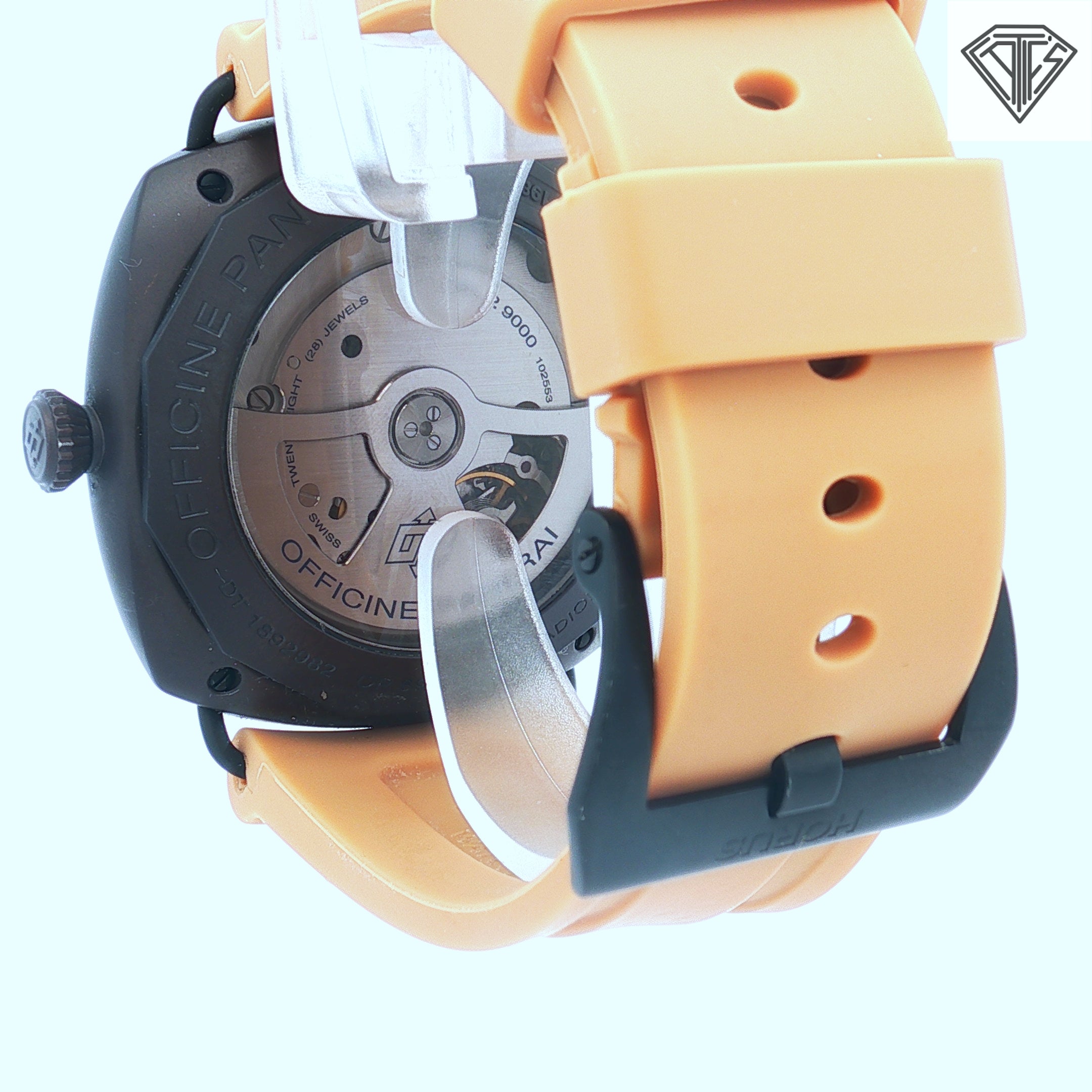 Pre-Owned Panerai Radiomir Black Seal 3 Day / Automatic/ 45mm/ Rubber Band/ Case Material Ceramic