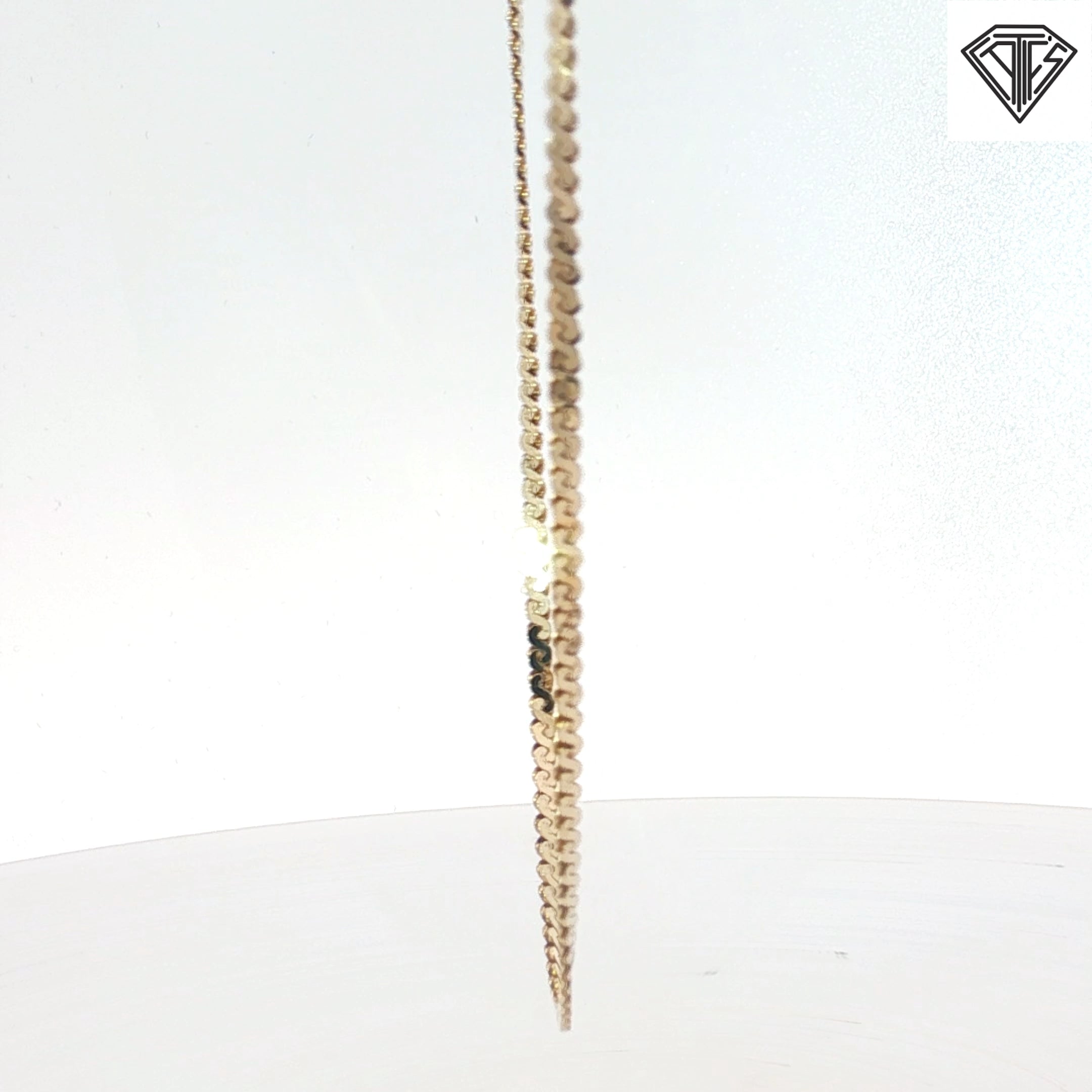 14k Yellow Gold Mariner Link Chocker Necklace 4.2 gram 15"inch
