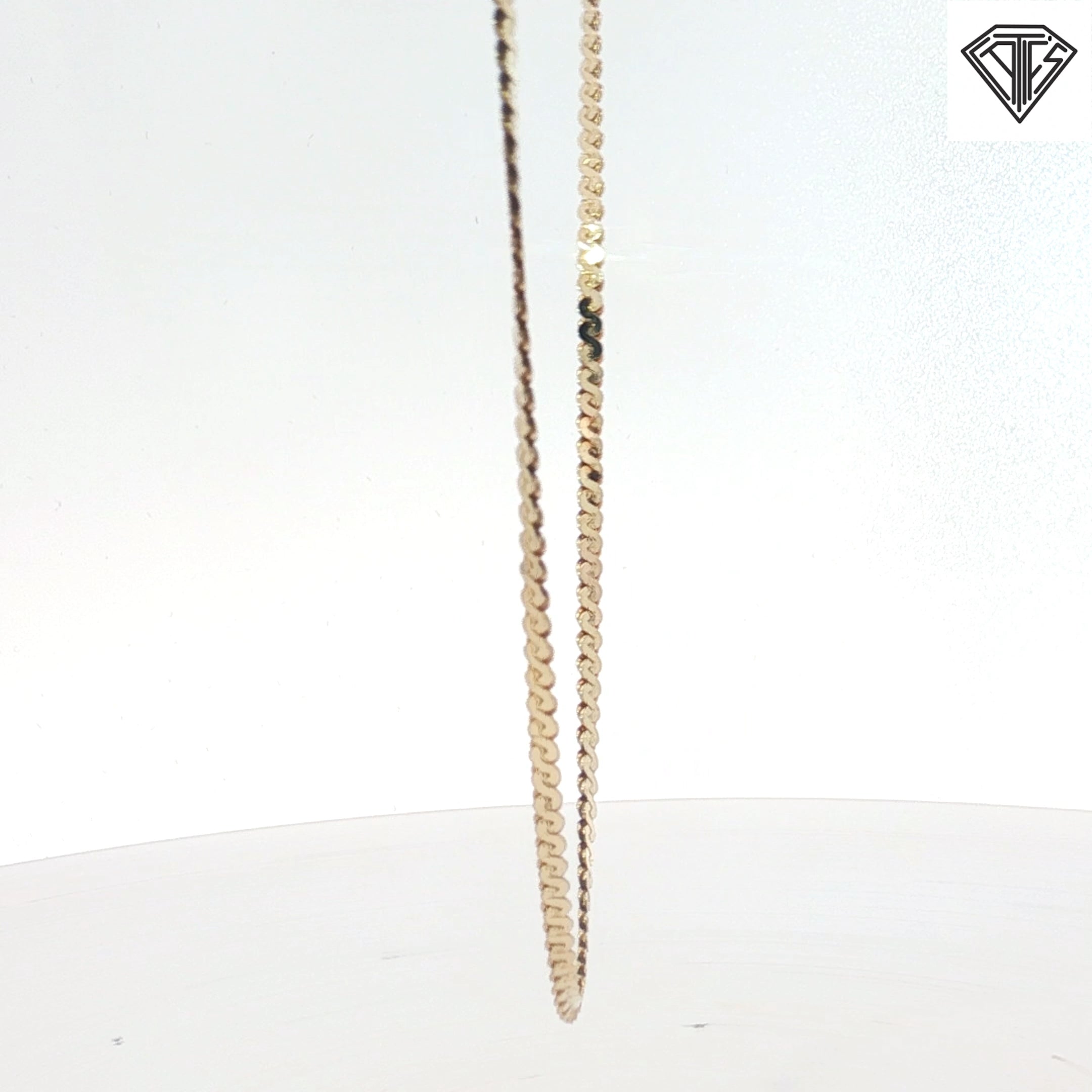 14k Yellow Gold Mariner Link Chocker Necklace 4.2 gram 15"inch