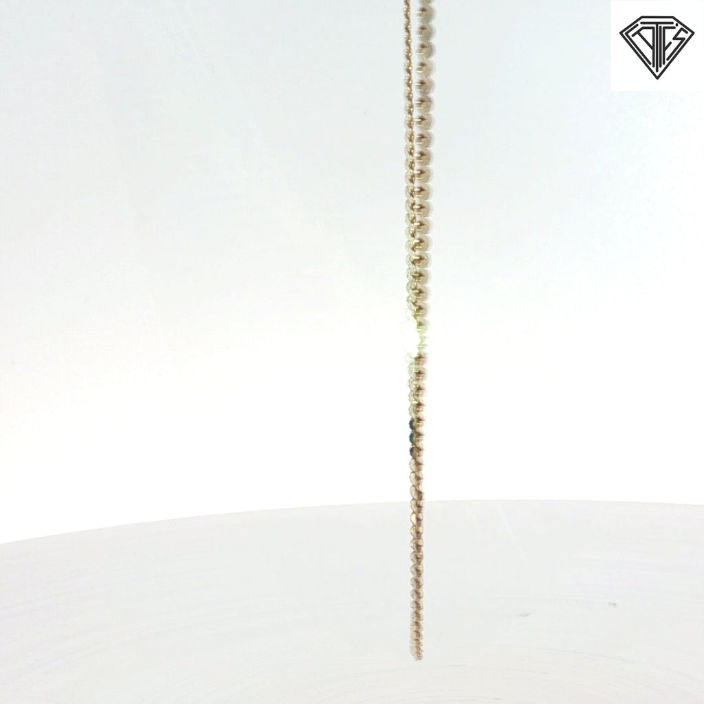14k Yellow Gold Mariner Link Chocker Necklace 3 gram 15"inch