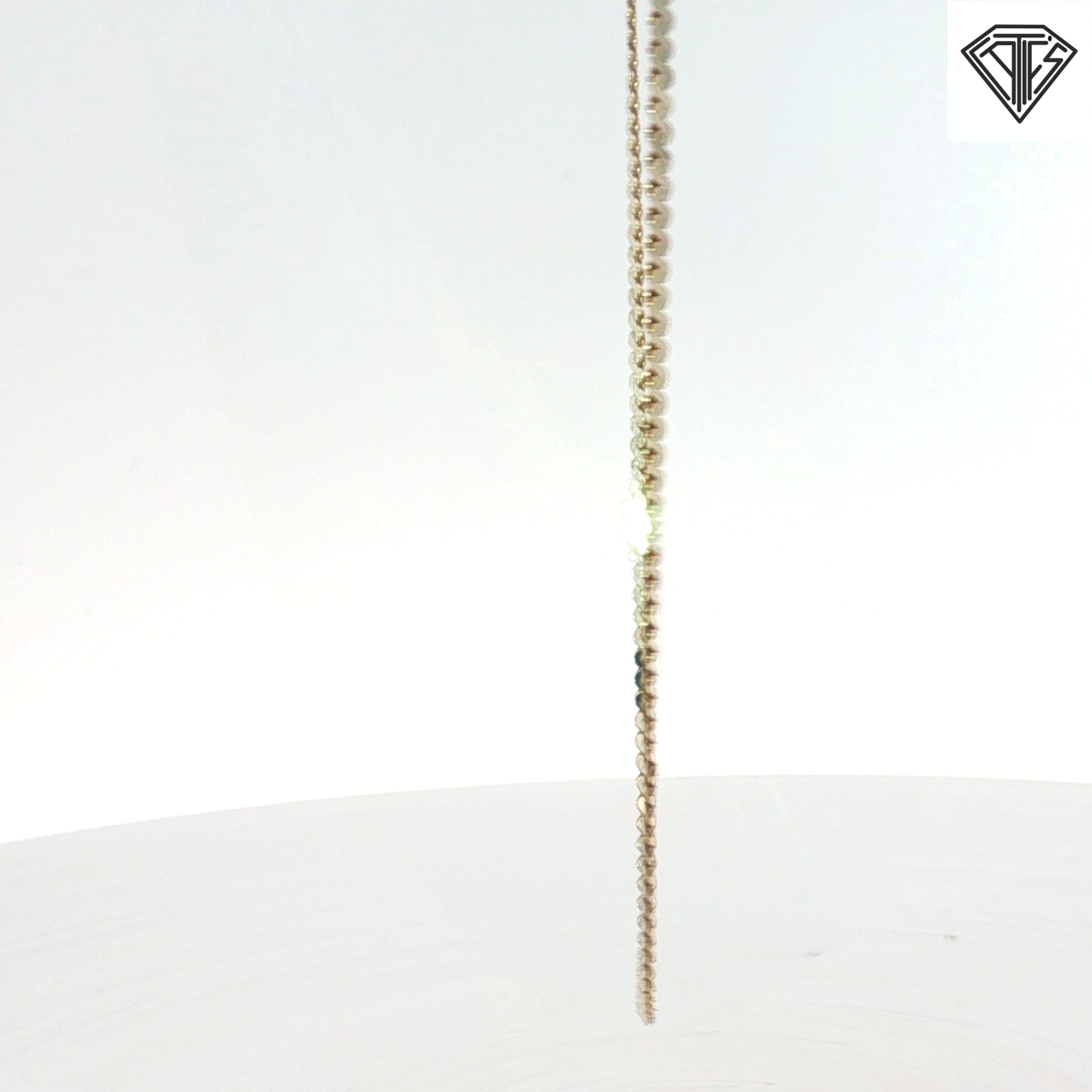 14k Yellow Gold Mariner Link Chocker Necklace 3 gram 15"inch